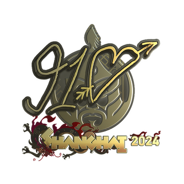 Sticker | 910 (Gold) | Shanghai 2024