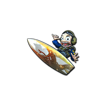Sticker | Dragon Lore Surf Ava (Foil)