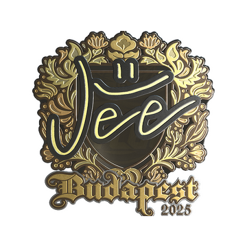 Sticker | Jee (Gold) | Budapest 2025