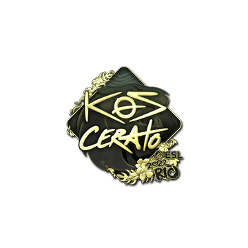 Sticker | KSCERATO (Gold) | Rio 2022
