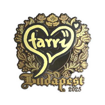 Sticker | Starry (Gold) | Budapest 2025