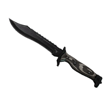 ★ Bowie Knife | Black Laminate (Well-Worn)