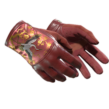 ★ Driver Gloves | Brocade Crane (Minimal Wear)