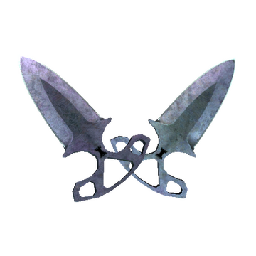 ★ Shadow Daggers | Blue Steel (Battle-Scarred)