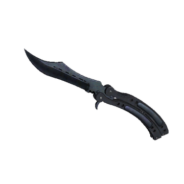 ★ StatTrak™ Butterfly Knife | Blue Steel (Field-Tested)