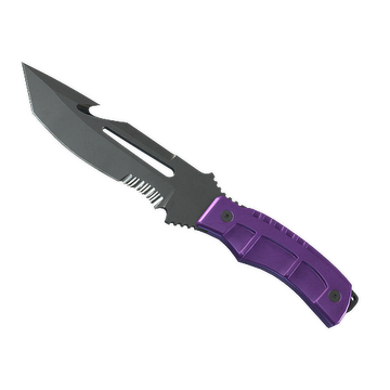 ★ Survival Knife | Ultraviolet (Well-Worn)